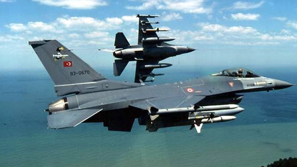 Καθημερινές παραβιάσεις τους ελληνικού εναέριου χώρου από τα τουρκικά F-16 – Σήμερα μόνο… 12